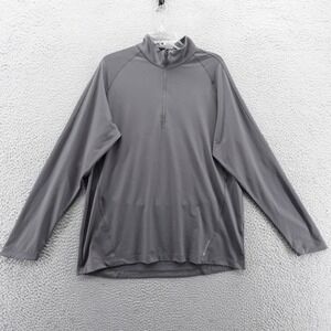 Ogio Radius 1/4 Lightweight Pullover XL Gray Mens Reflective Activewear Golf NEW